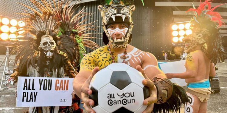 Promocionan a Cancún en el Santiago Bernabéu, en Madrid