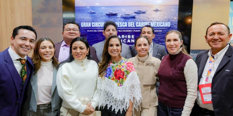 Presentan el Gran Circuito de Pesca del Caribe Mexicano en la FITUR 2026