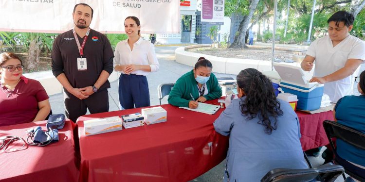 Ana Paty Peralta, invitó a las y los ciudadanos a vacunarse contra sarampión