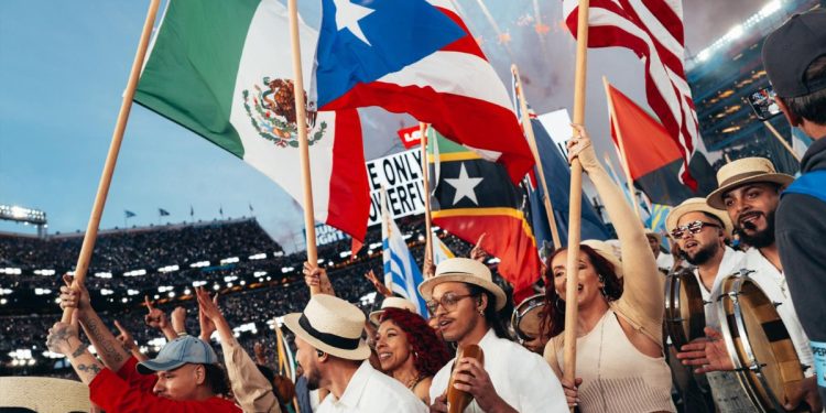 ad Bunny con referencias a México en el Super Bowl LX