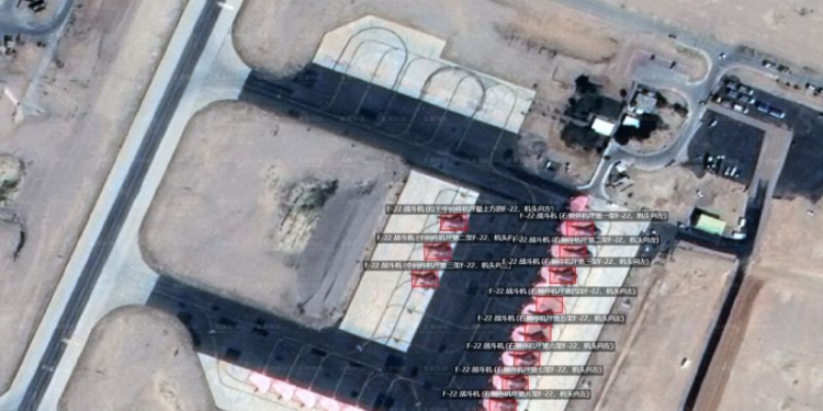 F-22 Israel despliegue militar en Ovda