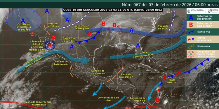 Pronóstico del clima Quintana Roo: martes 3 febrero