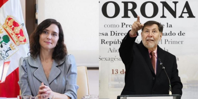 Noroña Díaz Ayuso: Respuesta en Redes