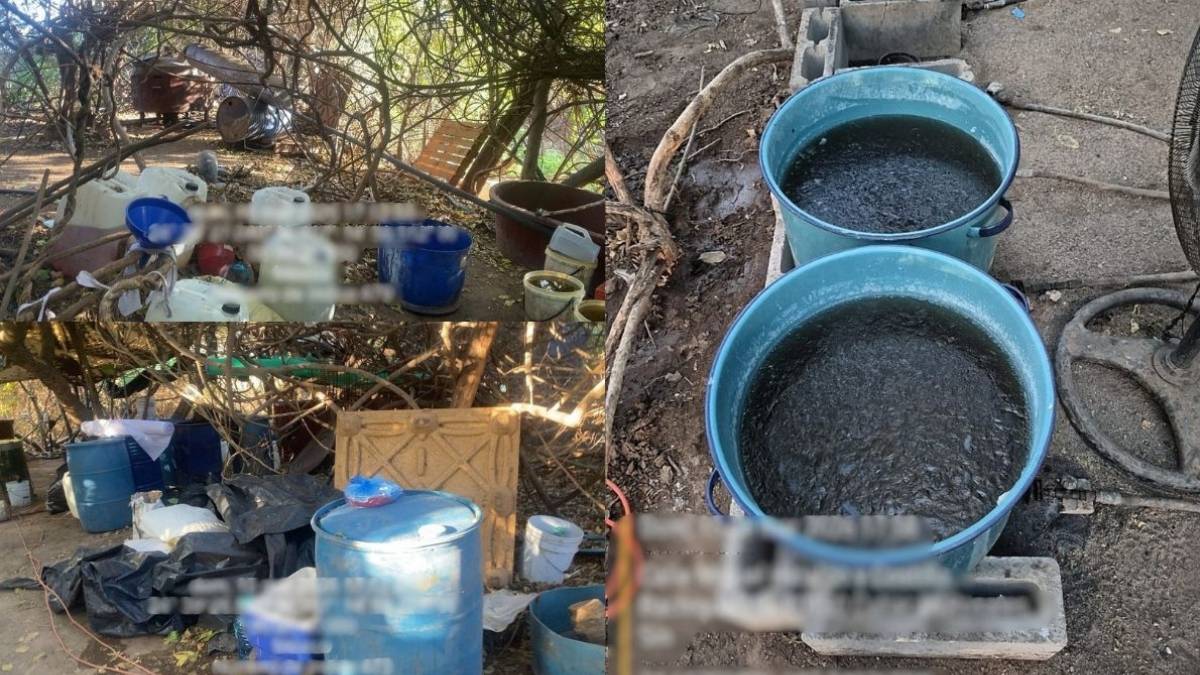 Destruyen laboratorio clandestino en Culiacan para evitar su reutilizacion