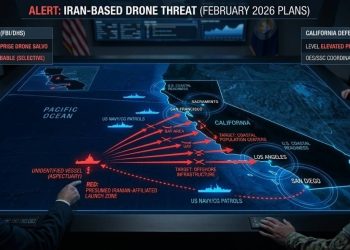 FBI alerta sobre posible ataque con drones de Iran contra California como represalia por guerra con Estados Unidos