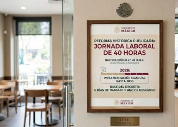 Gobierno oficializa la reduccion de la jornada laboral de 40 horas en Mexico
