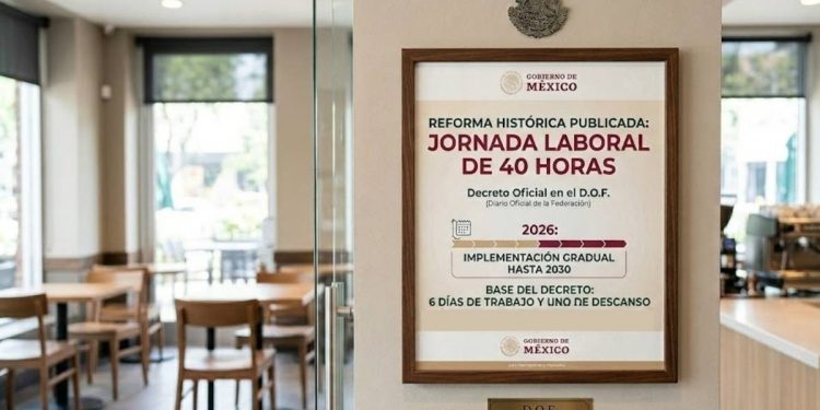 Gobierno oficializa la reduccion de la jornada laboral de 40 horas en Mexico