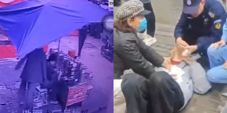 Hombre apuñala a 4 personas en un mercado de Wuhan, China