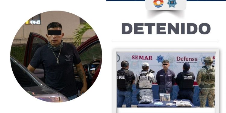 Policía Cancún detiene a sujeto relacionado con robos en la Av. Huayacán