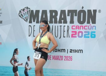 Realizan el Medio Maratón de la Mujer Cancún 2026
