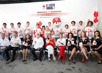 Inicio la Colecta Nacional 2026 de la Cruz Roja Mexicana en Cancún