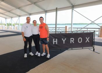 Ana Paty Peralta, realizó una supervisión del montaje del circuito de la competencia internacional “HYROX Cancún 2026”