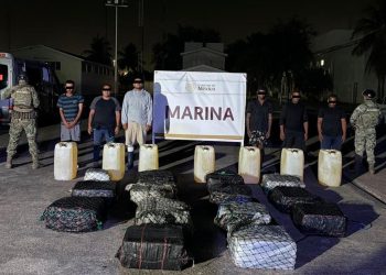 Aseguran 650 kilos de cocaína en costas de Michoacán; detienen a seis personas