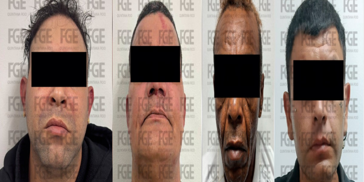 Detienen marihuana Cancún: 4 hombres con 100 dosis