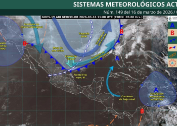 Pronóstico del clima Quintana Roo: lluvia y frente frío