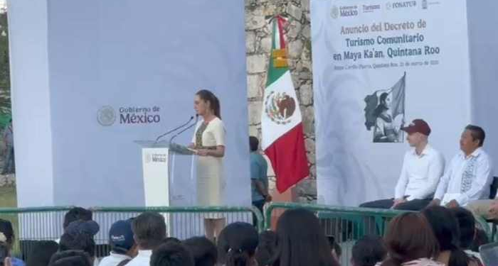 Turismo Comunitario Maya Ka’an: Sheinbaum Firma Decreto