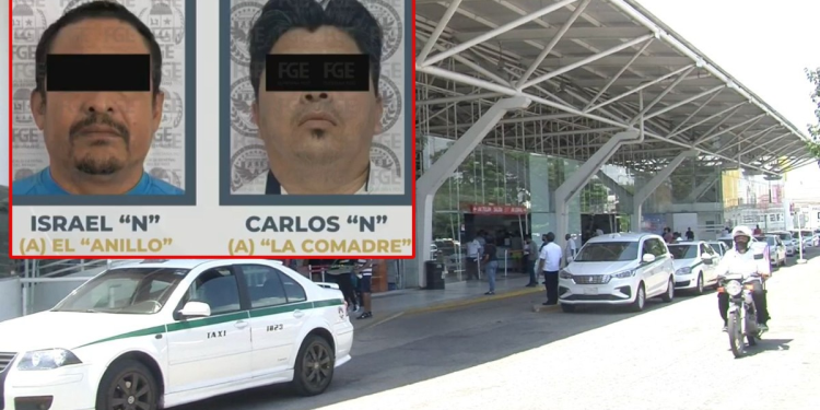 Derecho de piso taxistas Cancún: detienen extorsionadores