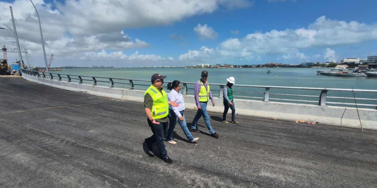 CONAGUA Puente Nichupté Cancún Monitorea Laguna