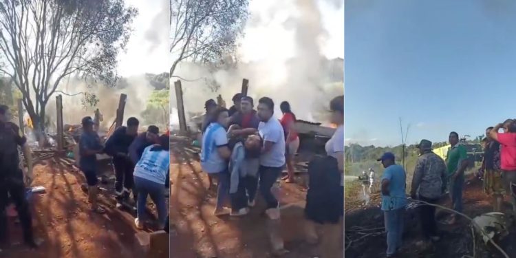 Avioneta se estrella en San Isidro, Paraguay