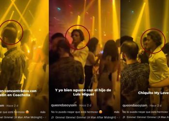 Captan al hijo de Luis Miguel bailando en Coachella