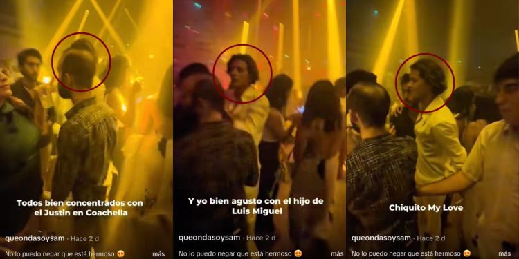 Captan al hijo de Luis Miguel bailando en Coachella