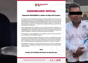 Exhiben a taxista que amenazó a turista en Playa del Carmen: "Dame $200 o te llevo con la policía"