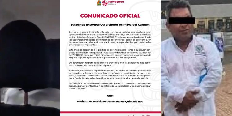 Exhiben a taxista que amenazó a turista en Playa del Carmen: "Dame $200 o te llevo con la policía"
