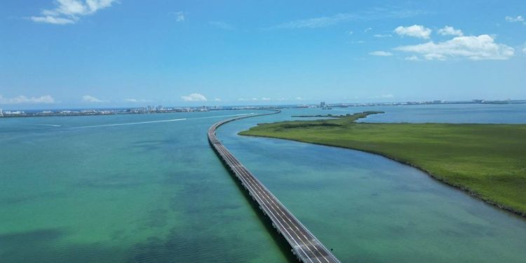 Puente Nichupte en Cancun sera inaugurado con una gran fiesta en mayo confirma Claudia Sheinbaum