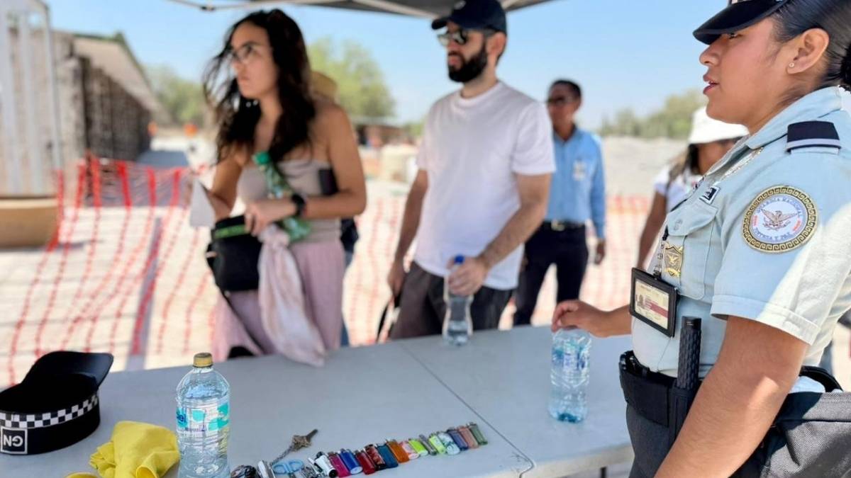 Refuerzan seguridad en Teotihuacan con arcos detectores