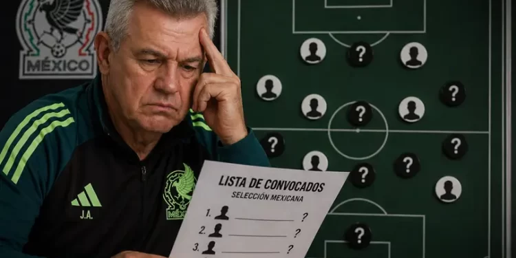 Javier Aguirre analizando convocatoria de la Selección Mexicana rumbo al Mundial 2026