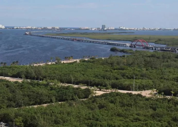 Puente Nichupté Cancún Inicia con Transporte Público