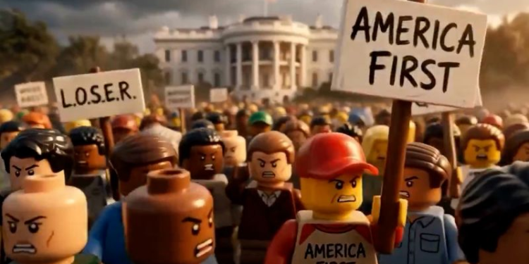 Propaganda iraní Lego: Videos Virales Sacuden Redes