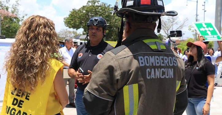 Quintana Roo registró participación récord en simulacro 2026