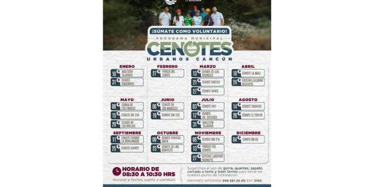 Ayuntamiento de Benito Juárez invita a sumarse a las actividades de conciencia y responsabilidad ambiental en Cancún