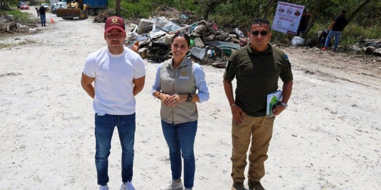 Clausura Ana Paty Peralta basurero clandestino en la SM 237 del arco norte