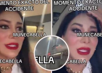 Devanhi Muñeca Bella graba EN VIVO momento en el que carro cae de puente en Saltillo