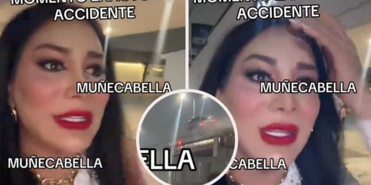 Devanhi Muñeca Bella graba EN VIVO momento en el que carro cae de puente en Saltillo