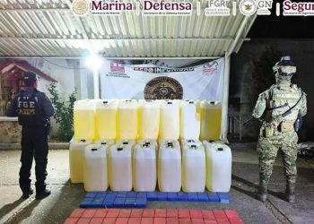 Fuerzas federales aseguran cocaina armas y combustible en operativo en Chiapas hay cuatro detenidos