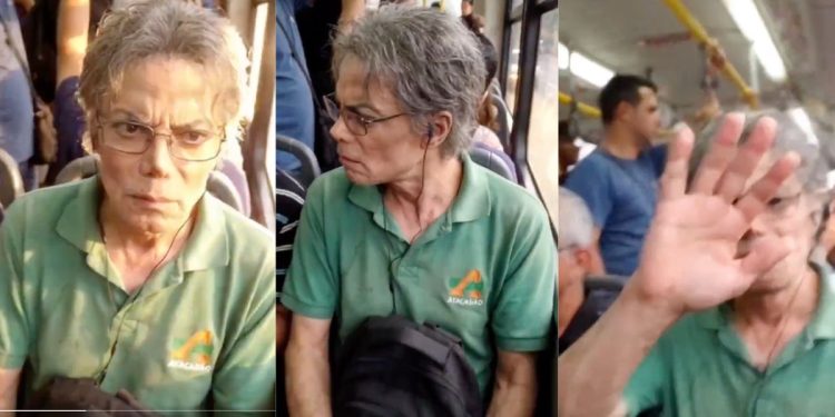Hombre con gran parecido a Michael Jackson sorprende en autobús de Brasil