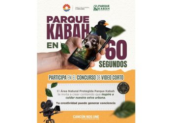 Invitan a las y los cancunenses a participar en la dinámica de video corto “Parque Kabah en 60 segundos”
