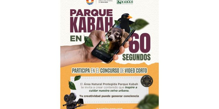 Invitan a las y los cancunenses a participar en la dinámica de video corto “Parque Kabah en 60 segundos”