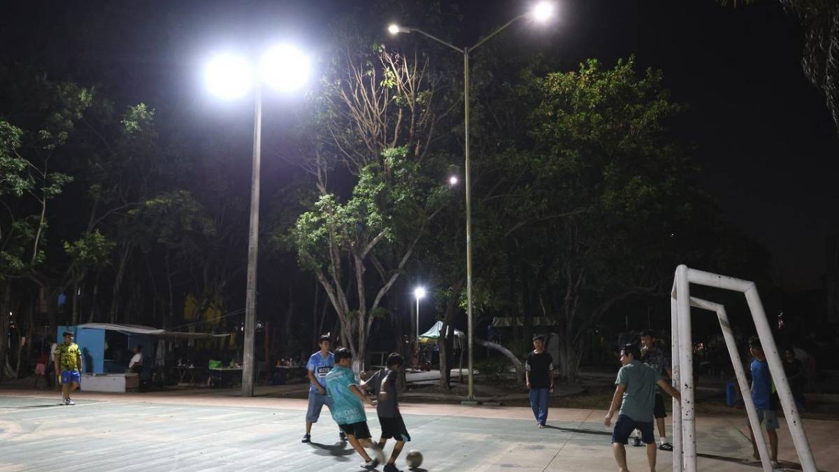 Mejor iluminacion para mayor seguridad en el espacio deportivo