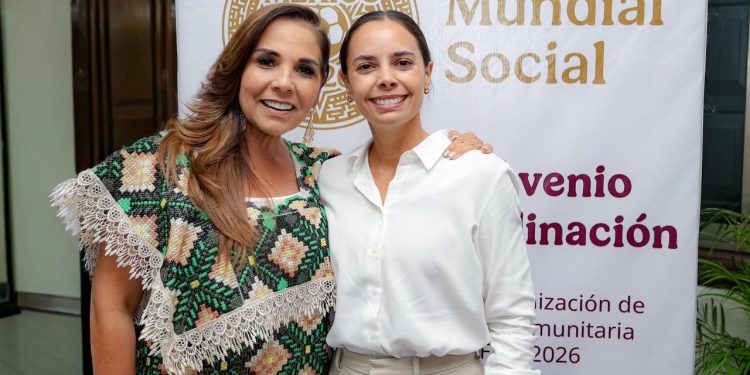 Ana Paty Peralta, firmó el convenio marco de Coordinación para la Intervención y Modernización de Infraestructura Deportiva Comunitaria Rumbo al Mundial FIFA 2026