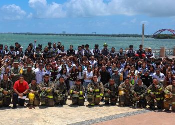 Realizan el 1er. Simulacro Nacional 2026 en Cancún