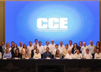 Ana Paty Peralta, asiste a la reunión mensual del Consejo Coordinador Empresarial del Caribe (CCE)
