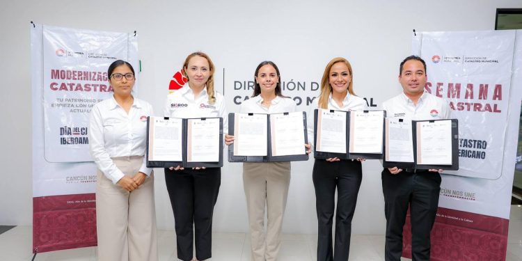 Firman convenio específico de colaboración con el Registro Público de la Propiedad y del Comercio del Estado de Quintana Roo