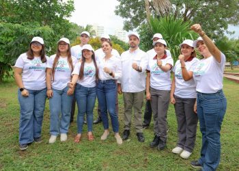 Ana Paty Peralta, informó los avances del Programa Municipal “Arboriza Cancún”