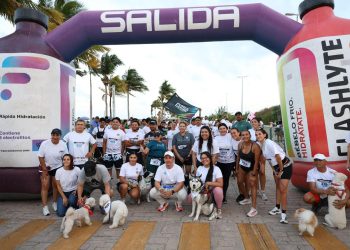 Realizan “Corriendo por el Bienestar Animal” en el Malecón Tajamar