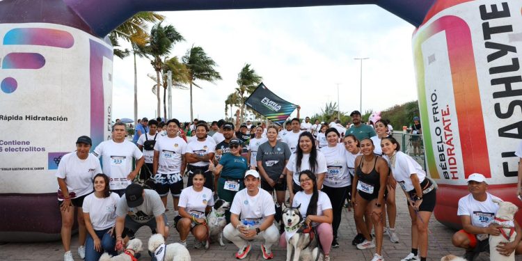Realizan “Corriendo por el Bienestar Animal” en el Malecón Tajamar