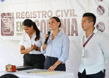 Realizan “Registro Civil en tu Colonia” en la la colonia El Milagro de Cancún